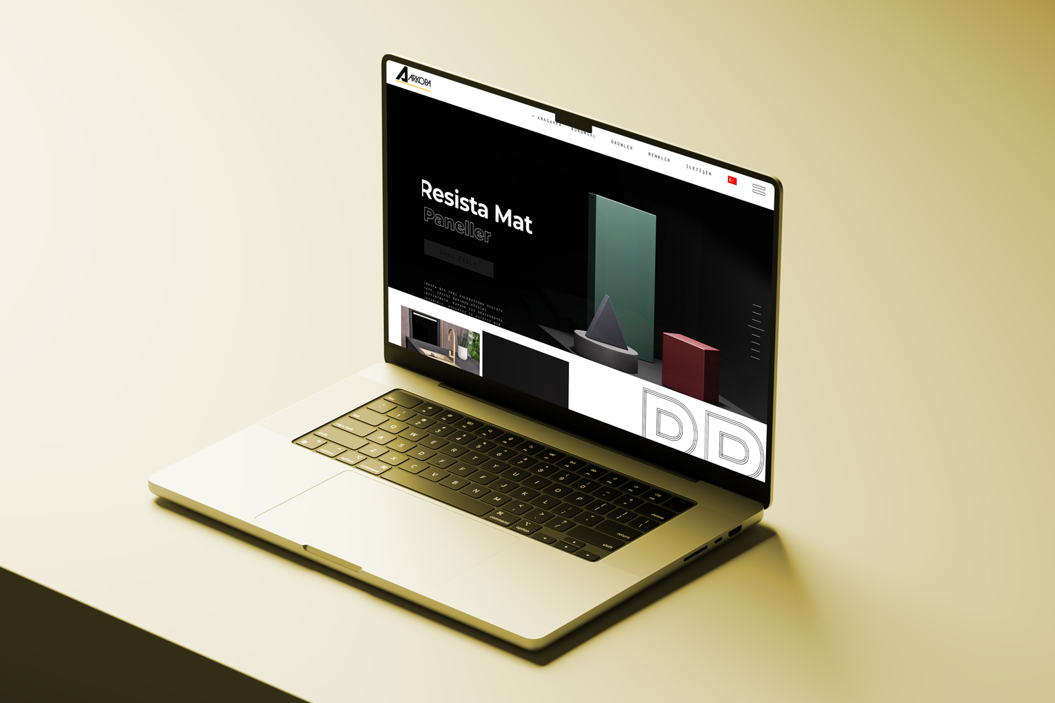 Arkopa Ahşap Panel Kurumsal Web Sitesi