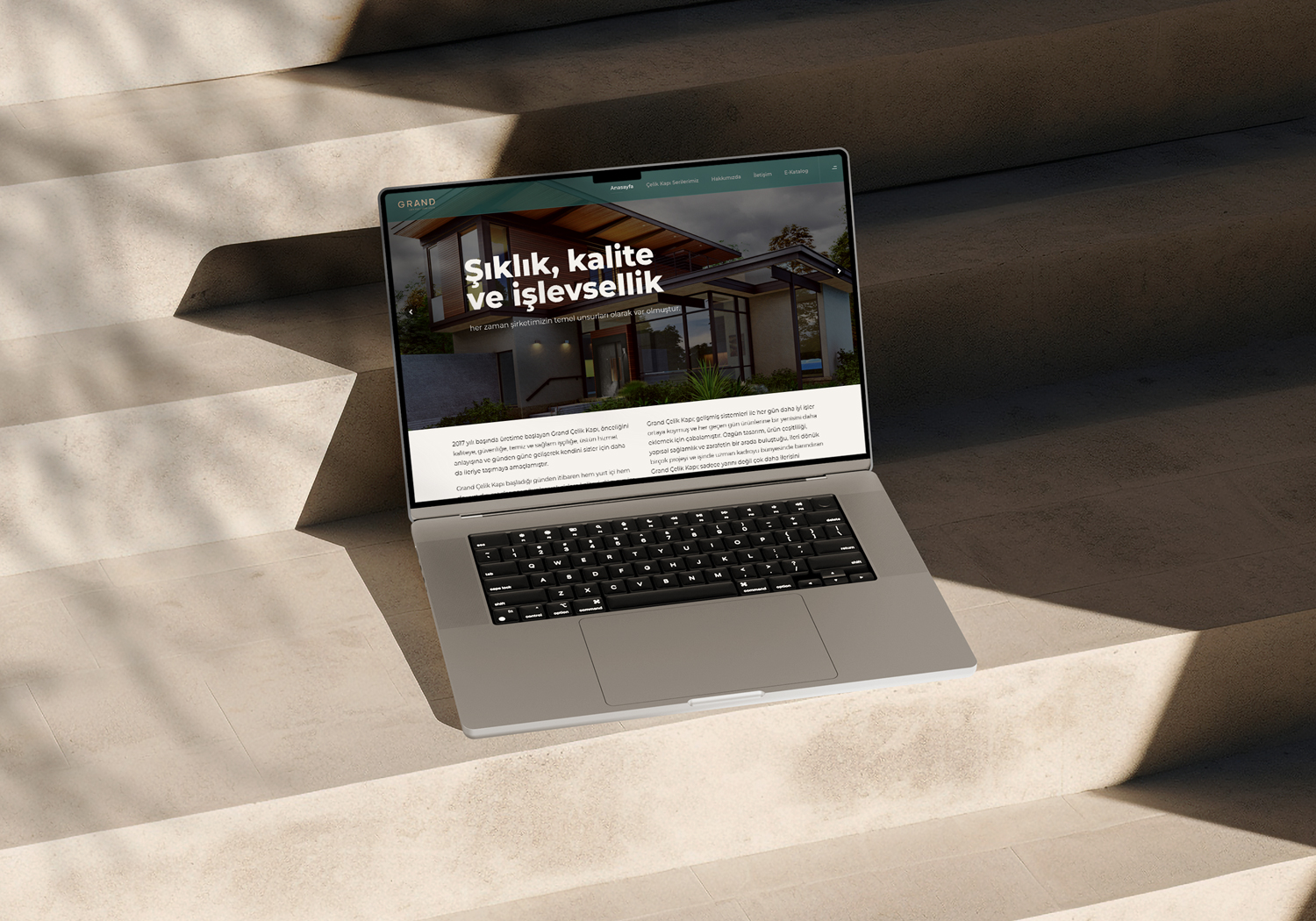 Grand Çelik Kapı Kurumsal Web Sitesi