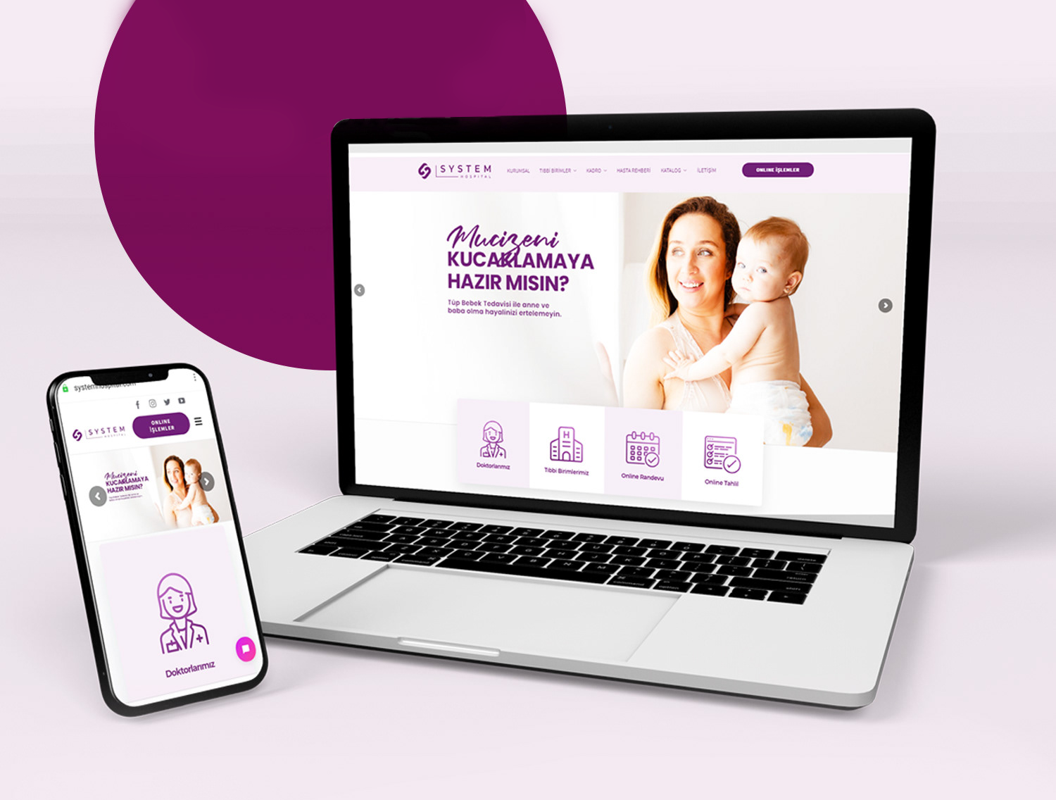 System Hospital Kurumsal Web Sitesi